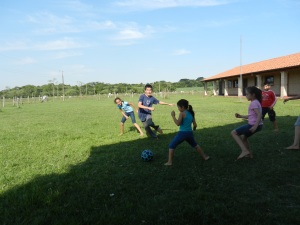 Wrapping up Kids' Club with a favorite pasttime: Futbol (soccer)