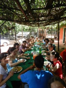 Just another typical Sunday dinner with the family... All seven adult children and their families make it a priority to spend Sundays together, morning til dusk.