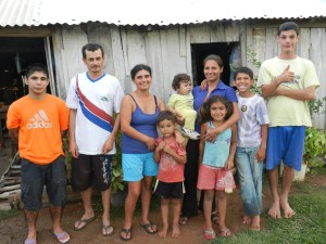 Families of two sisters during semana santa (Easter week)