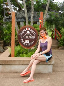 Thanksgiving at a Japanese hotel, sushi for lunch. The only stuffed turkey was on my head!