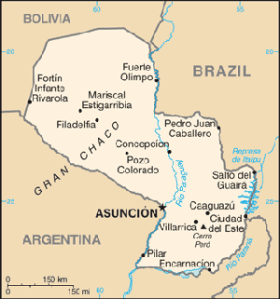 Paraguay map