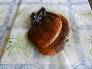 Passion Fruit (mburucuya) Pancakes with Jam