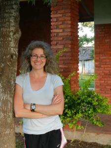 Me in my front yard - happiness in Paraguay