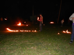 San Juan Festival of Fire - Flaming Soccer Balls! June 2013