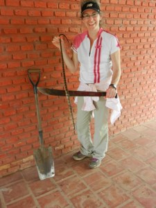 Found and killed just off the edge of my patio: falsa jarara or toad-eating frog. It looks much like a true jarara which is deadly so unfortunately we weren't taking any chances and killed it.