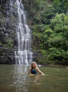 Salto Cristal on a rare day of R&R